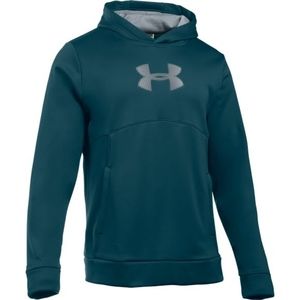 Mens 2XL teal under armour cold gear hoodie NWT